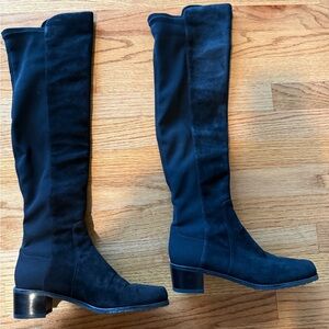 Stuart Weitzman Black Over the Knee Boots